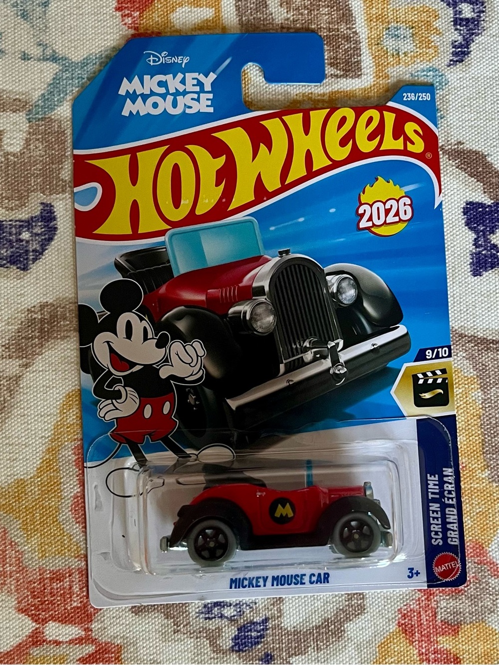 Hot Wheels Disney Mickey Mouse Car